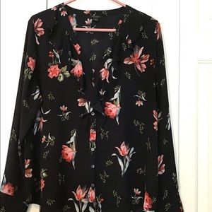 Black Ann Taylor blouse